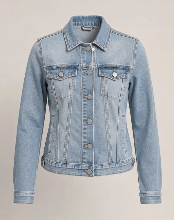 Women’s denim jacket, light wash